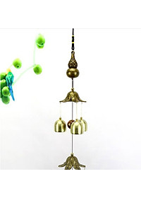 Chuông gió hồ lô phong thủy biểu tượng sự an lành, sức khỏe trường thọ