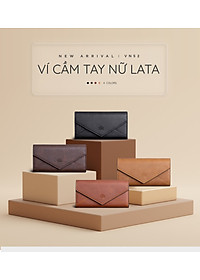 Ví Lata ( Thời trang nữ kiểu cầm tay dáng dài - Ví da VN52 )