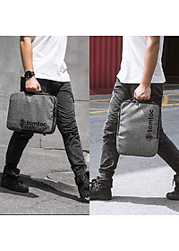 TÚI ĐEO CHÉO TOMTOC (USA) URBAN SHOULDER BAGS FOR ULTRABOOK 13″ GRAY