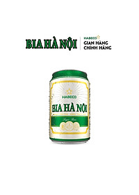 Bia Hà Nội Nhãn Xanh - Thùng 24 lon 330ml 