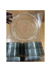 50 Hộp H26 hộp đựng bánh bông lan có nắp 16cmx7cm hộp nhựa trong bánh gato