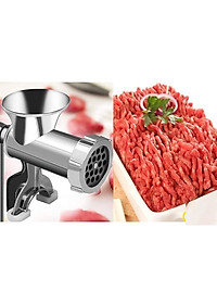Máy Xay Thịt Bằng Tay Đế Kẹp Bàn - Cối Xay Thịt Quay Tay Đa Năng Không Gỉ, Nhỏ Gọn, Tiện Dụng - Hàng Loại 1 - Chính Hãng MINIIN 