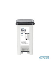 Thùng rác đạp chữ nhật Inochi 10L (tiêu chuẩn Nhật Bản)