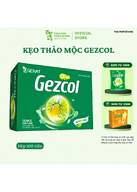 Kẹo thảo mộc Gezcol (hộp 100 viên) - Genat