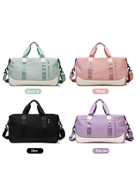 Túi Xách Du Lịch Đa Năng Cao Cấp Teement, Có Ngăn Đựng Giày Riêng Biệt, Ngăn Chống Thấm Nước - Hàng Chính Hãng