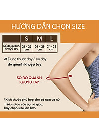 Đai quấn khuỷu tay loại vừa Phiten metax elbow band middle AP246003/AP246004/AP246005