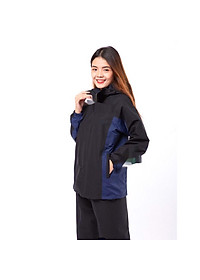 Áo mưa bộ 1 đầu 1 người 2 lớp phủ PU cao cấp chống thấm mưa cực tốt