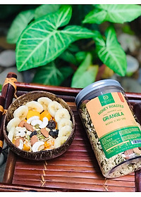 Ngũ Cốc Granola Nướng Vị Mật Ong Hạt Nhập Khẩu - thương Hiệu Holinut/500gram