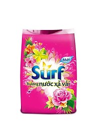 Giá sỉ nguyên thùng bột giặt Surf Hương nước xả vải (Hồng) Gói lớn 5.8kgX3