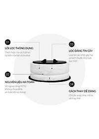 Set 06 Lõi Lọc Thay Thế Cho Thiết Bị Lọc Nước Tại Vòi Dr.Oplus (Loại Cho Bồn Rửa Bát và Lavabo)