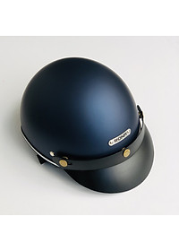 Mũ bảo hiểm nửa đầu RONA hali viền bạc chính hãng, nón bảo hiểm freesize cho nam và nữ