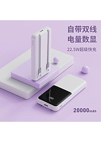 Pin sạc dự phòng SH-2331, công suất 22.5W dung lượng 20000mAh sạc nhanh hai chiều, có chứng nhận 3C tiêu chuẩn quốc gia, hàng chính hãng