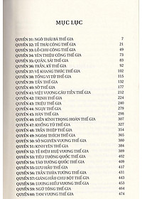 Sách Sử Ký III - Thế Gia
