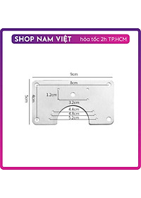 Tấm Inox Gia Cố Sửa Bản Lề Cửa Tủ (Kèm Vít)
