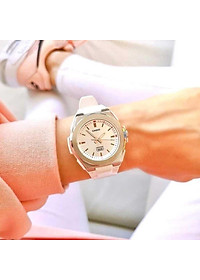 Đồng Hồ Nữ Dây Nhựa Casio Standard LWA-300H-7EVDF Chính Hãng - LWA-300H-7E Gờ Kim Loại