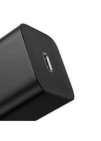 Củ sạc nhanh 20W Baseus chuôi dẹt chất liệu ABS cao cấp ngắt nguồn thông minh cho Smartphone/Tablet ( 2 màu)- Hàng chính hãng