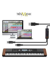 Dây Cáp Midi USB-A DOREMiDi MTU10 Cable Cao Cấp Cho Đàn Piano, Organ, Keyboard MTU-10 Hàng Chính Hãng - Kèm Móng Gẩy DreamMaker