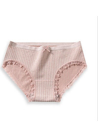 Combo 5 Chiếc Quần Lót Nữ Cotton Tăm Viền ren Xuất Nhật