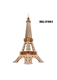 Đồ chơi lắp ráp gỗ 3D Mô hình Tháp Eiffel Laser