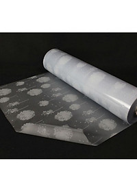 5m decal dán kính bồ công anh trắng DK08