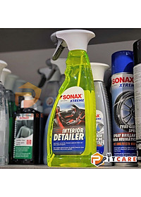CHAI XỊT CHĂM SÓC NHỰA, DA, NỈ - NỘI THẤT ĐA NĂNG CÓ MÙI THƠM DỂ CHỊU SONAX XTREME INTERIOR DETAILER 220400 750ML