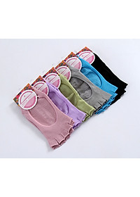 VỚ TẬP YOGA HỞ NGÓN ĐÍNH HẠT CHỐNG TRƯỢT ( Màu ngẫu nhiên) - HENRYSA