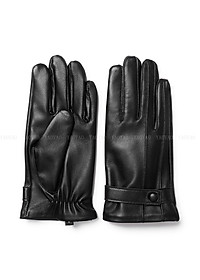 Găng tay nam da cừu cao cấp BHY5333 Lót lông giữ ấm, cảm ứng điện thoại, chống nước