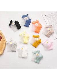 Sét 10 đôi tất lưới hoa cúc 