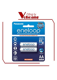 Bộ 2 Pin AA Panasonic Eneloop 2000mAh - Hàng chính hãng