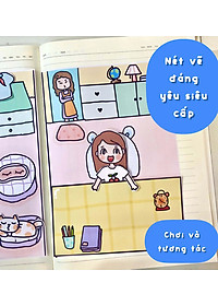 Bộ Tranh Tương Tác Cô Tiên Xanh - Búp Bê Giấy