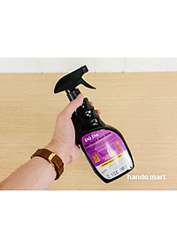Xịt làm sạch, đánh bóng đồ da Hando 600ml