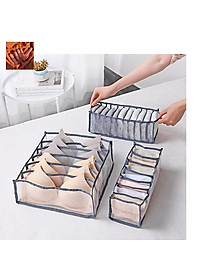 Túi vải chia ngăn đựng quần áo 7, 9, 11 và 12 ngăn - chính hãng dododios