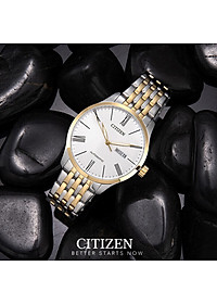 Đồng Hồ Nam Citizen Dây Thép Không Gỉ NH8354-58A - Mặt Trắng