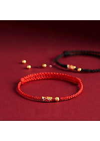 VÒNG TAY DÂY CHỈ ĐỎ CÁ CHÉP CÔNG DANH , THI CỬ THĂNG TIẾN , TÀI LỘC SUNG TÚC