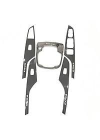 Ốp Bảo vệ, trang trí nội thất Titan Cao cấp cho xe Hyundai Kona