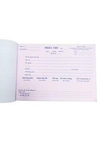 Phiếu Thu 2 Liên 100 Tờ