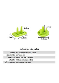 Bịt Ổ Điện chống giật CAO CẤP, bảo vệ an toàn cho bé, 2 chân 3 chân, nhựa ABS siêu bền, chống nhiệt cao cấp