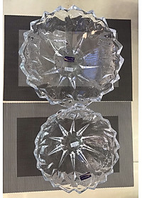 BỘ 2 ĐĨA ĐỤNG HOA QUẢ THỦY TINH CAO CẤP - ANTH631