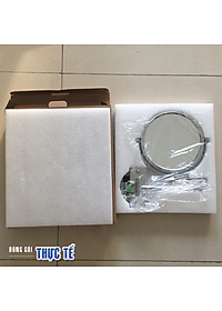 Gương trang điểm phóng đại 3 lần, xoay 360 độ, 2 mặt siêu nét, treo tường phòng tắm, phòng ngủ, Khách sạn, resort, Inox SUS 304, Size 15cm, 18cm, 20cm, Minh House