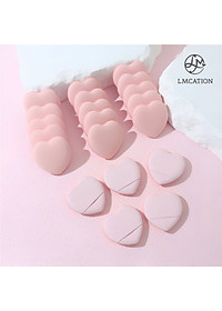 Mút tán kem nền, phấn nước trái tim mini LMcation