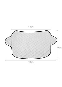 Bạt che nắng kính ô tô 3 lớp chất liệu vải Peva cách nhiệt