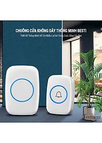 Chuông Cửa Không Dây Thông Minh Teement TM01 , Chống Nước Khoảng Cách Sử Dụng Trong 300M - Hàng Chính Hãng