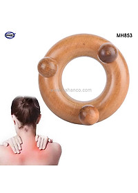 COMBO bộ 3 Dụng Cụ day ấn Huyệt Mát xa toàn thân kiểu Thái bằng gỗ Bách Xanh (MH845) Có mùi thơm dễ chịu - Chăm sóc sức khỏe