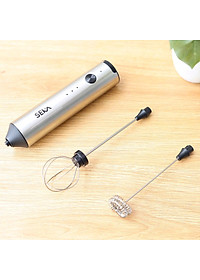 Máy Đánh Trứng Seka MD2210 Que Tạo Bọt Cafe Mini Cầm Tay Không Dây 3 Cấp Độ - Hàng Chính Hãng