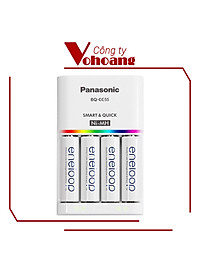 BỘ PIN SẠC NHANH PANASONIC AA/ AAA KJ55 (4 VIÊN AA 2000MAH) hàng chính hãng