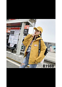 Áo khoác nữ dù in chú Heo