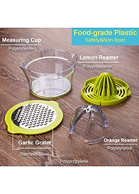 Bộ Dụng Cụ Vắt Cam Đa Năng Chất Liệu Nhựa An Toàn Cao Cấp - Hàng Chính Hãng 