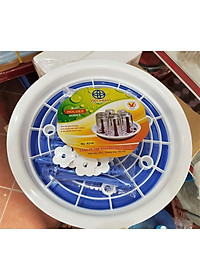 Khay cắm cốc tròn có hứng nước cao cấp ( Giao màu ngẫu nhiên )