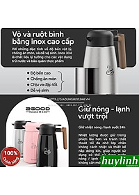Phích - Bình thuỷ giữ nhiệt nóng lạnh 2Good B52 - Dung tích 1.8 lít - Đổi mới 5 năm