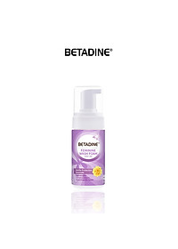 Bọt vệ sinh phụ nữ Betadine Feminine Wash Foam Daily Use Gentle Protection Immortelle 100ml